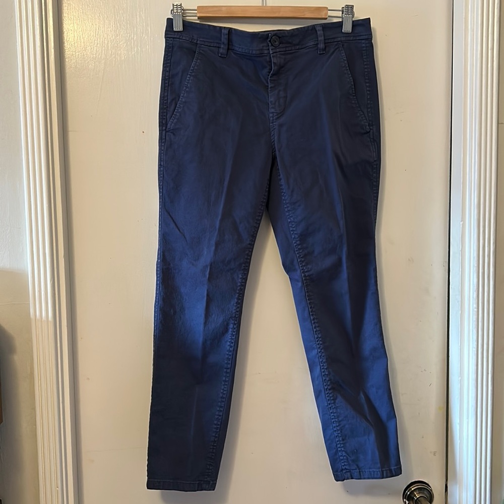 Lou & Grey Cropped Chino Pants Size 4